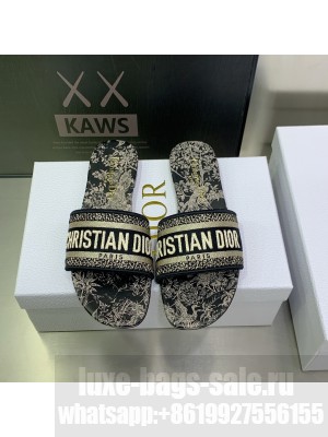 Dior Dway Slide Embroidered Cotton 2023 Collection 15