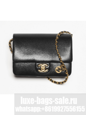 Chanel MINI FLAP BAG S5218 BLACK