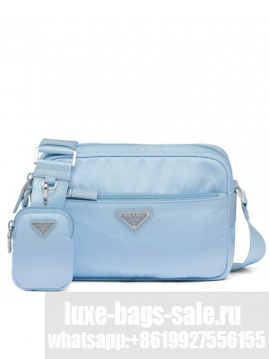 Prada Re-Nylon Shoulder Bag 1BC167 Blue