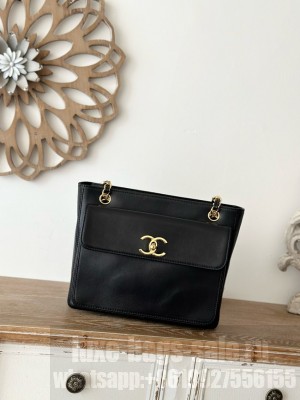 Chanel Small Sheepskin Shoulder Bag A2214 black