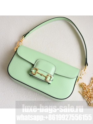 GUCCI HORSEBIT 1955 SMALL SHOULDER BAG 735178 light green
