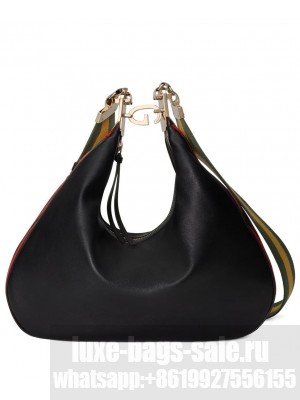 Gucci Attache Large Shoulder Bag 702823 Black