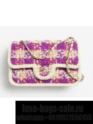 CHANEL Maxi Flapbag AS5687 Fuschia&Pink
