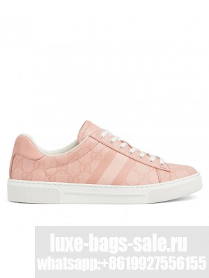 Gucci Unisex Ace Sneaker With Web 812026 Pink