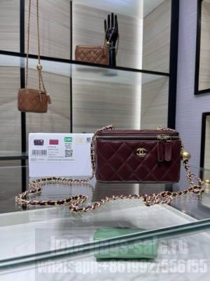 Chanel CLUTCH WITH CHAIN AP2303 Burgundy