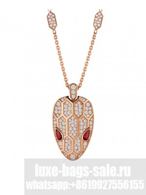Bvlgari Necklace Serpenti Red