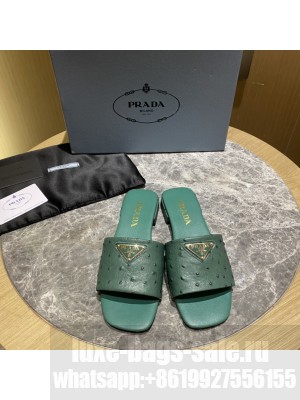 Prada Flat slides sandals 2022 Collection 03