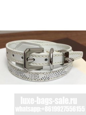 Goyard Edmond Double Bracelet White