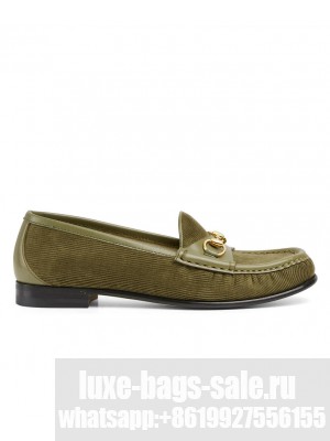 Gucci Women's Horsebit 1953 Loafer 815526 Dark Green
