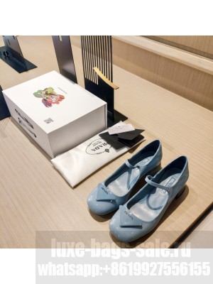 Prada Patent Leather Pumps 1I771M Blue 2022 Collection