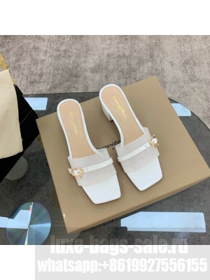 Gianvito Rossi soft glass and patent leather with sculptural heel 5.5CM Sandal 2021 Collection 02