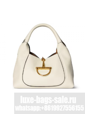 GUCCI SOFTBIT MEDIUM TOP HANDLE BAG 837467 White
