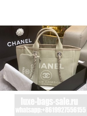 Chanel SHOPPING BAG AS3257 Shallow apricot