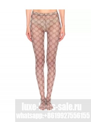 Gucci GG Mesh Tights Coffee 05 2019 Collection