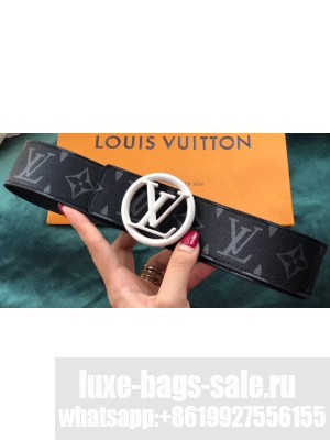 Louis Vuitton Width 3cm LV Circle Belt Black/White