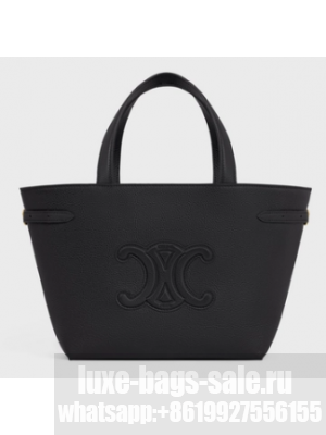 Celine MINI CABAS ANAIS CUIR TRIOMPHE IN GRAINED CALFSKIN 118613 black