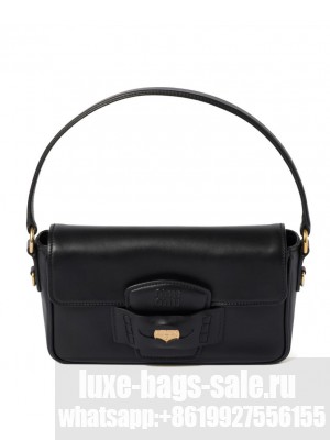 Miumiu Penny Leather Bag Black