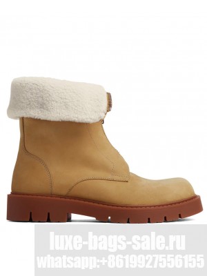 Bottega Veneta Women's Haddock Ankle Boot Khaki