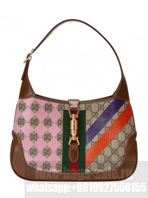 Gucci Jackie 1961 Small Shoulder Bag 636706 Dark Coffee