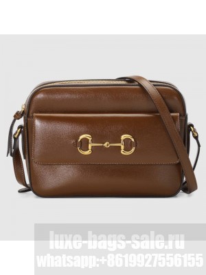 Gucci Horsebit 1955 small shoulder bag 645454 brown