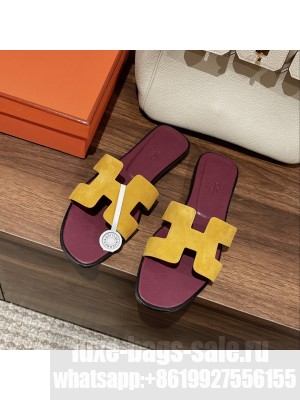 Hermes Oran Flat Slide Sandals 2023 Collection 03