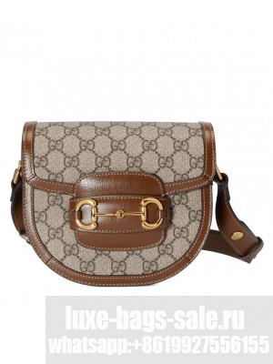 Gucci Horsebit 1955 Mini Rounded Bag 760191 Coffee