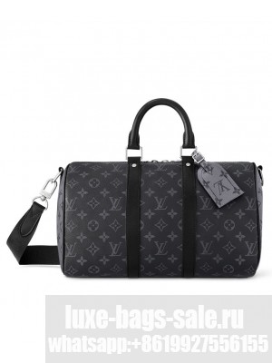 Louis Vuitton Keepall Bandouliere 35 M46655 Black