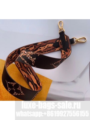 Louis Vuitton Monogram canvas LV Jungle Shoulder Strap Bandouliere J02455 Black