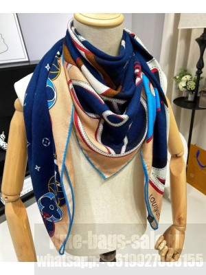 Louis Vuitton Women's LV Duality Scarf Blue