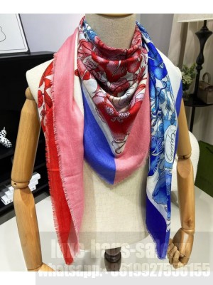 Gucci Floral Print Shawl