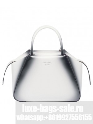 Prada Small Brushed Leather Prada Supernova Handbag 1BA366 Cream