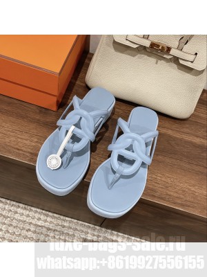 Hermes Gipsy sandal 2023 Collection sky blue