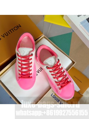 Louis Vuitton Women's Time Out Monogram Sneaker Pink
