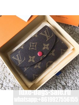 Louis Vuitton Monogram Canvas Envelop Rosalie Coin Purse M41939 Fuchsia