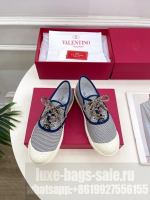 Valentino Garavani Bay By Bay sneaker in canvas Navy 2025