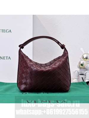 Bottega Veneta Mini Wallace 754443 Wine