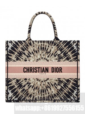 Christian Dior Book Tote Apricot