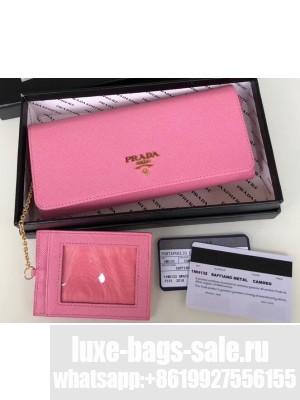 Prada Leather Flap Wallet 1MH132 07