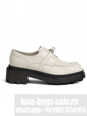 Hermes Women's First Oxford Shoe Cream