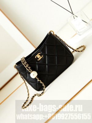 Chanel SMALL MESSENGER BAG AS4859 black