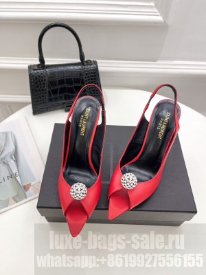 Saint Laurent 10cm Patent Leather Sandals 2022 Collection 015