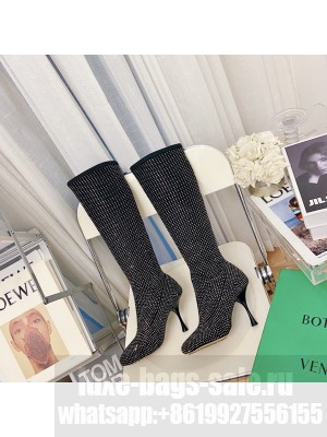 Bottega Veneta elastic Long Boots with crystal Fall/Winter 2021 Collection