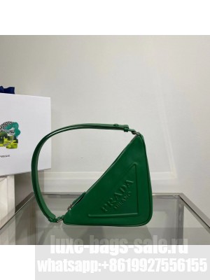 Prada Padded nappa leather handbag 1BE003 green