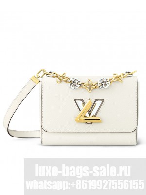 Louis Vuitton Twist MM M22774 Cream