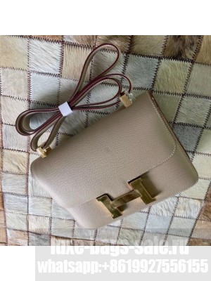 Hermes Constance 18/23 Bag in original Epsom Leather purple