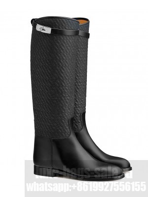 Hermes Women's Jumping Boot Black