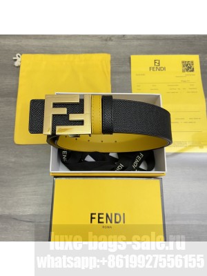 Fendi 38mm Eversible Belt FF buckle with stud closure 2021 Collection