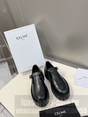 CELINE BULKY TRIOMPHE PERFORATED BABIES IN METALIZED CALFSKIN 06