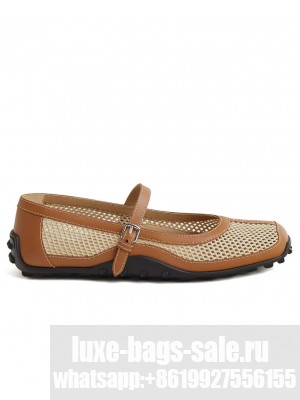Hermes Women's Kichu Ballet Flat Coffee