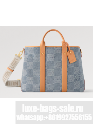 Louis Vuitton Weekend Tote N40702 Blue